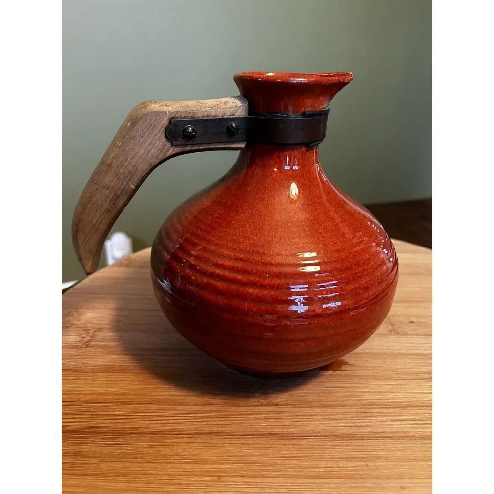 BAUER‎ Monterey Coffee Server Color Red Brown 1935-1944 Vintage